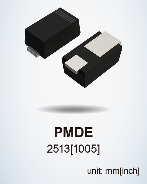 Gama ampliada de diodos de encapsulado PMDE compacto de ROHM (SBD/FRD/TVS): contribuyen a la miniaturización de las aplicaciones
